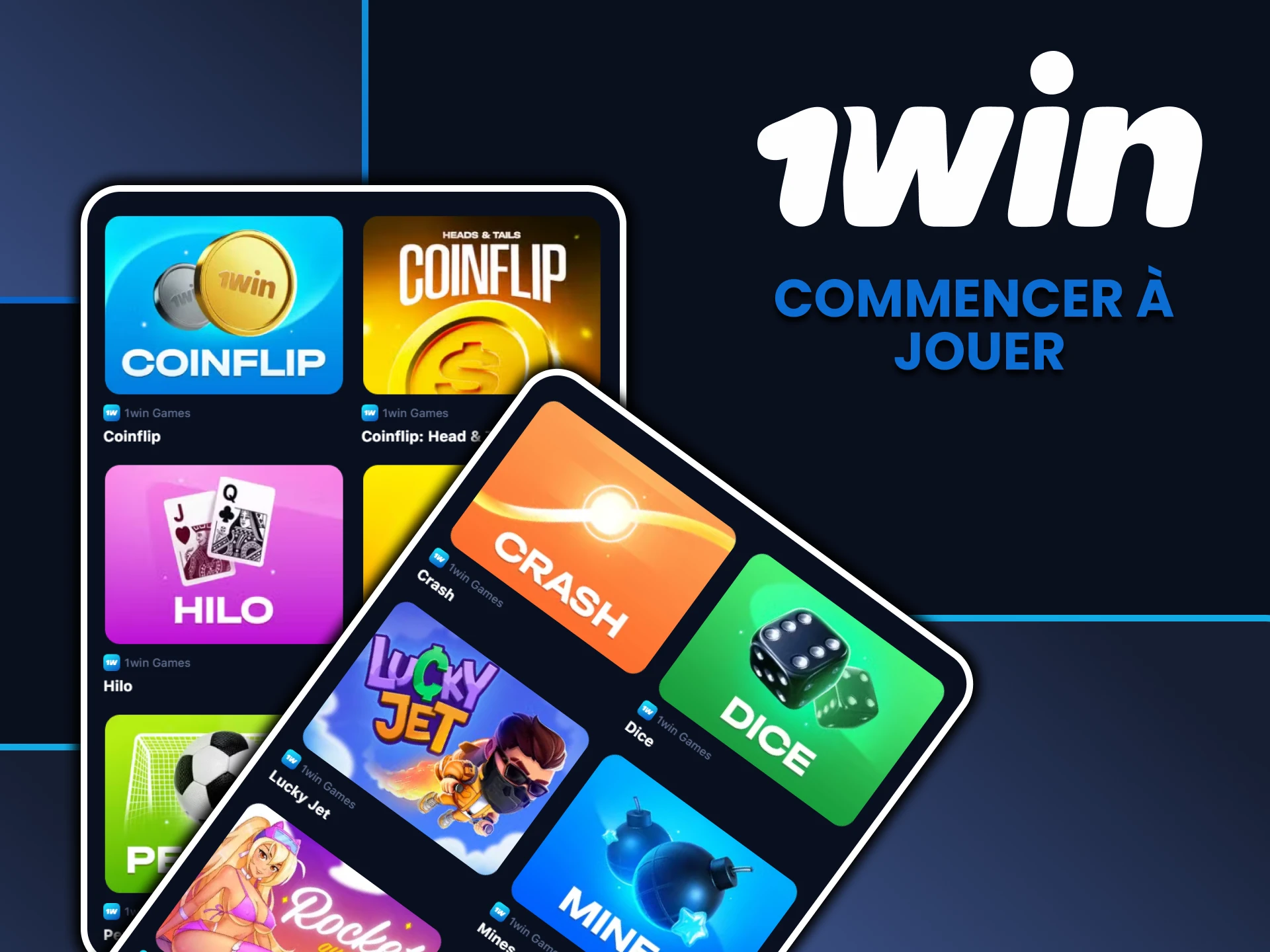 Accédez à la section casino 1win pour les jeux.
