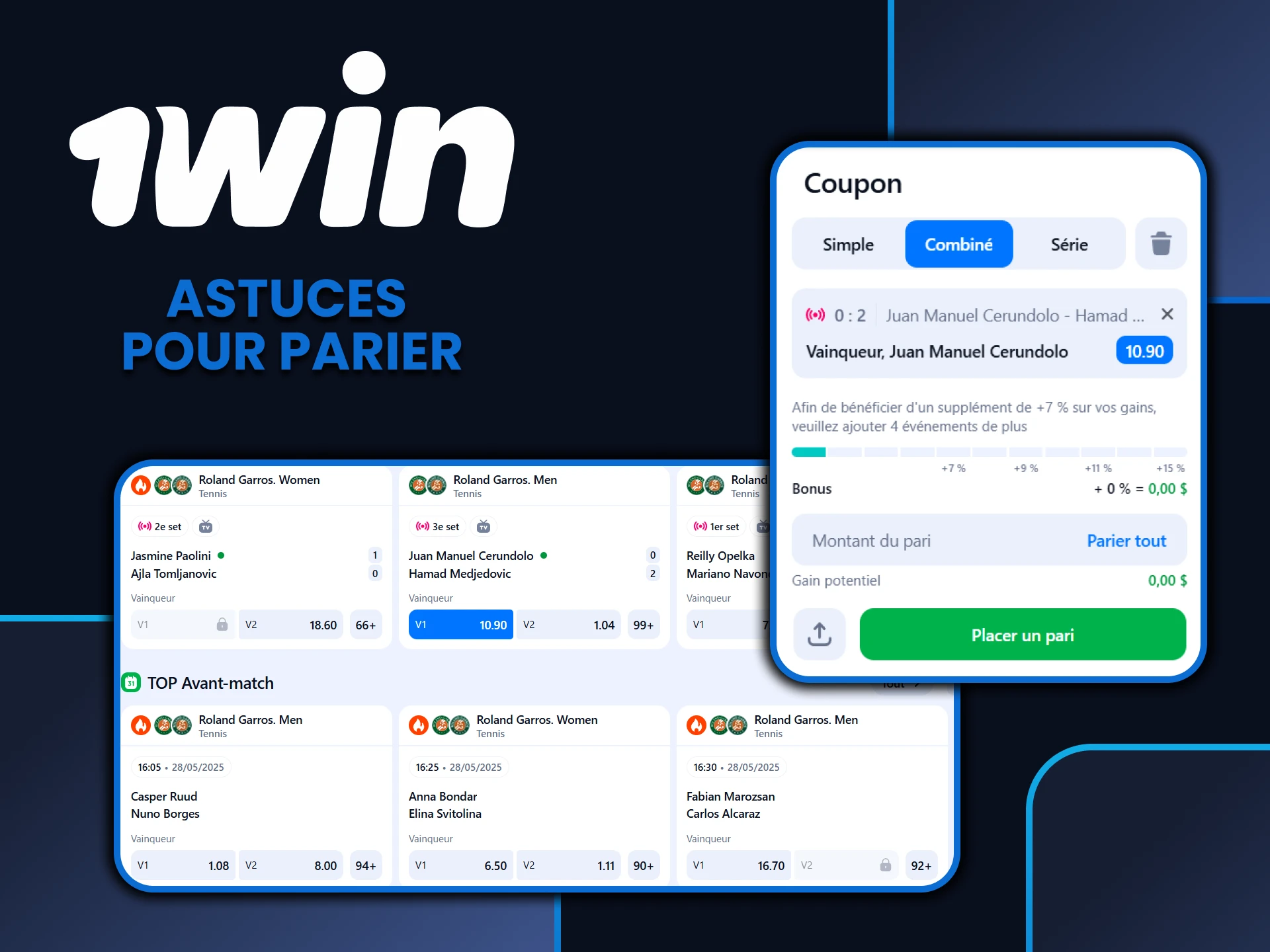 Nous vous parlerons des paris sportifs de 1win.
