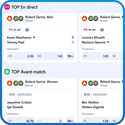 1win propose de nombreux types de paris sportifs.