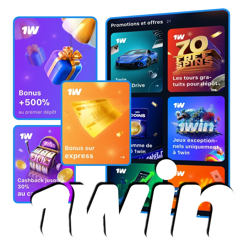 Profitez des bonus 1Win pour le casino et les paris sportifs.