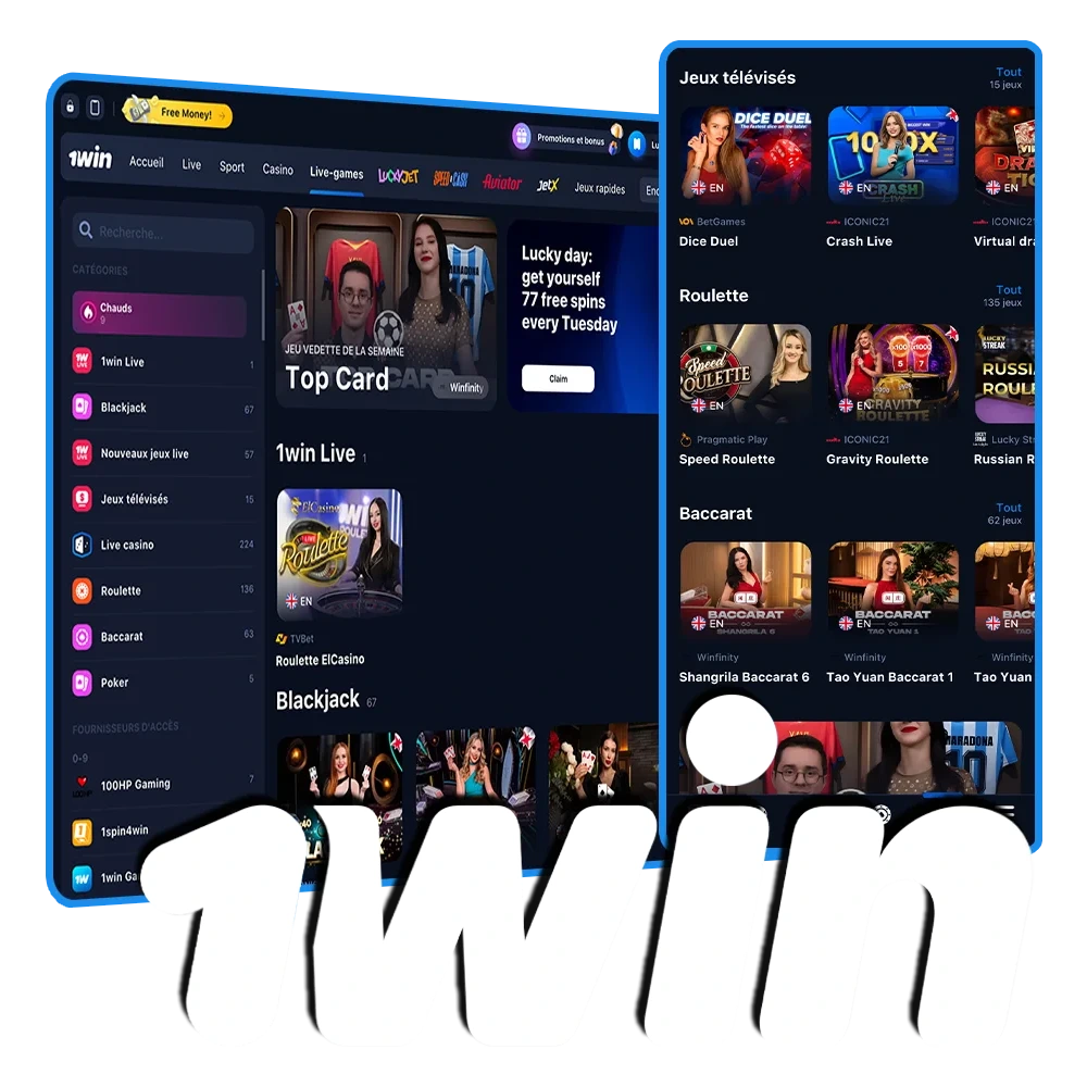 Découvrez le casino en ligne 1Win et ses jeux populaires.